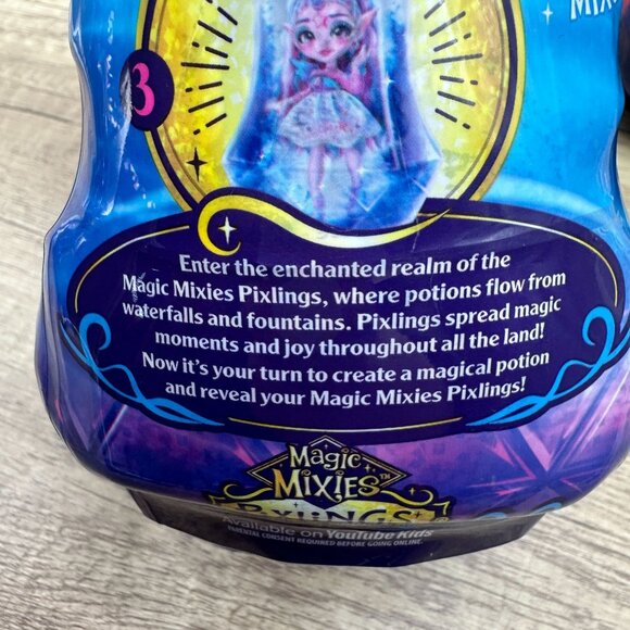 Lot Of 2 Magic Mixies Pixlings Amber The Dragon Pixling Doll Figure with Potion - Picture 10 of 10